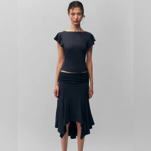 Guizio Soffiano Skirt